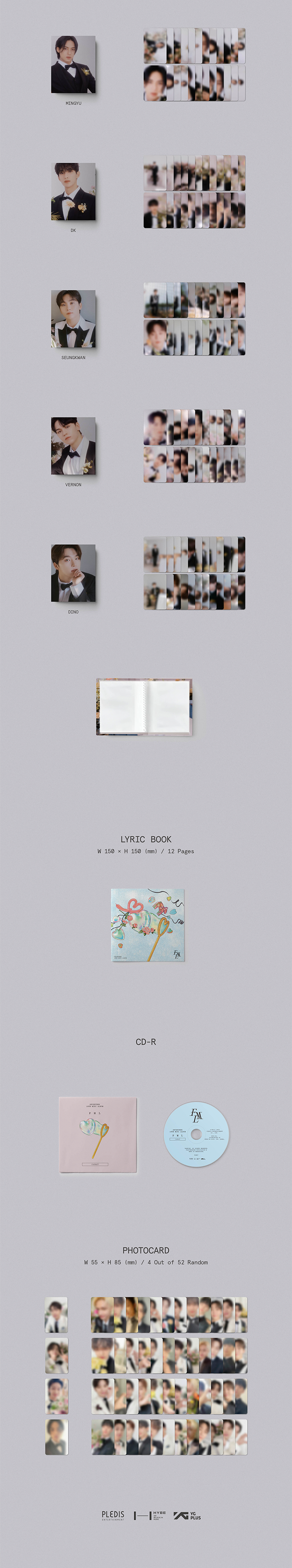 SEVENTEEN 10th Mini Album 'FML' (CARAT Ver.)