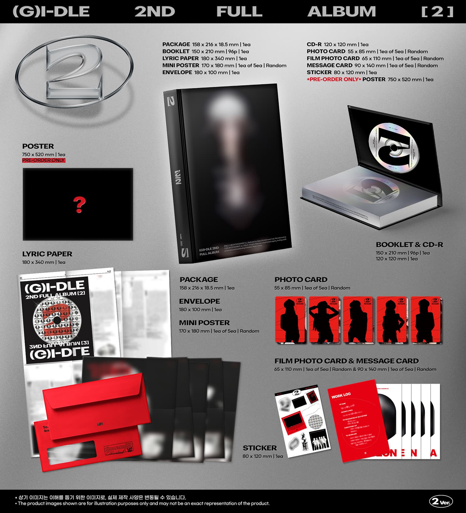 (G)I-DLE [2] (3 Versions)