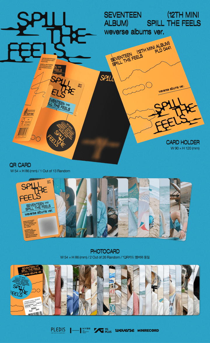 SEVENTEEN 12th Mini Album 'SPILL THE FEELS' Weverse Albums ver.