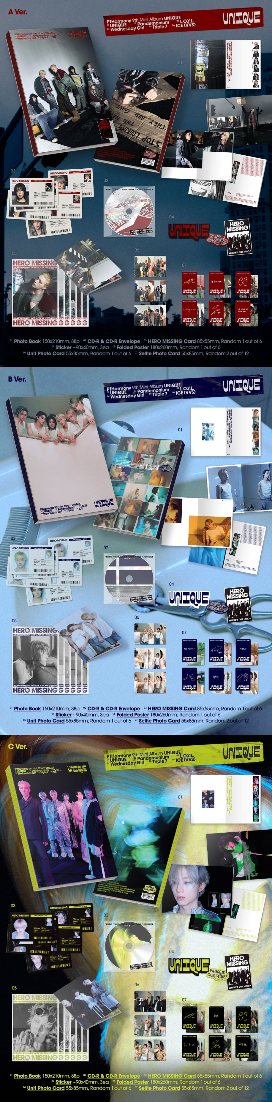 P1Harmony - [UNIQUE] (Photobook Ver.)