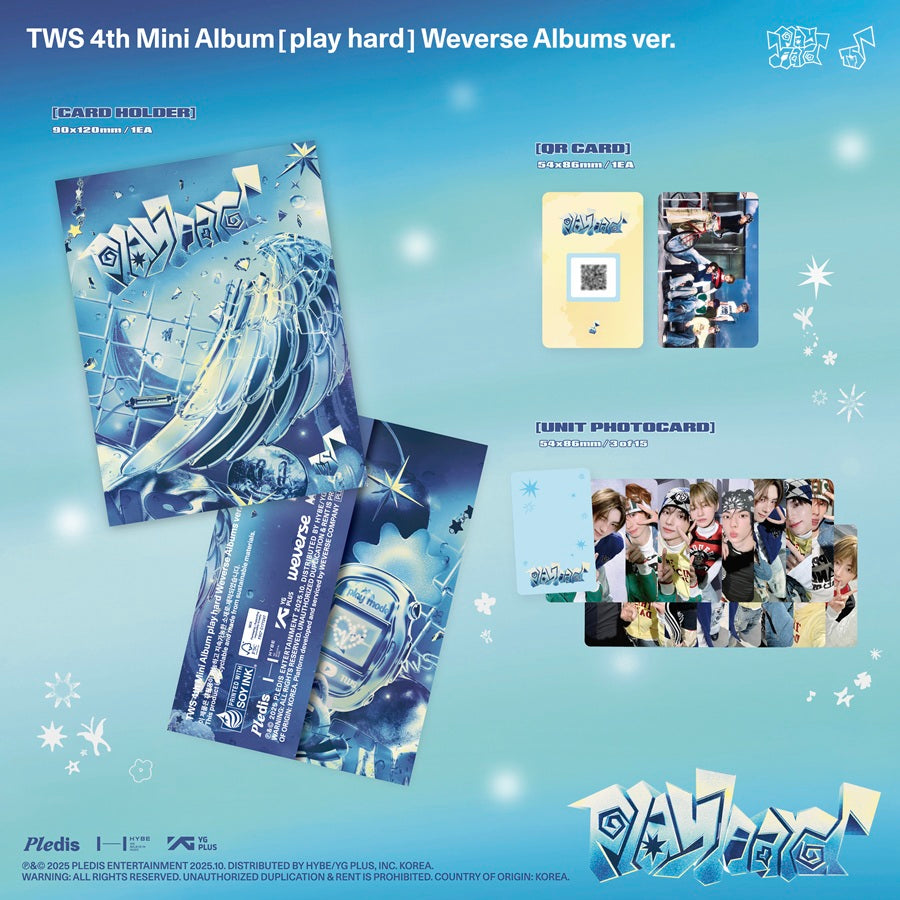 TWS - TWS 4th Mini Album ‘play hard’ (Weverse Albums ver.)