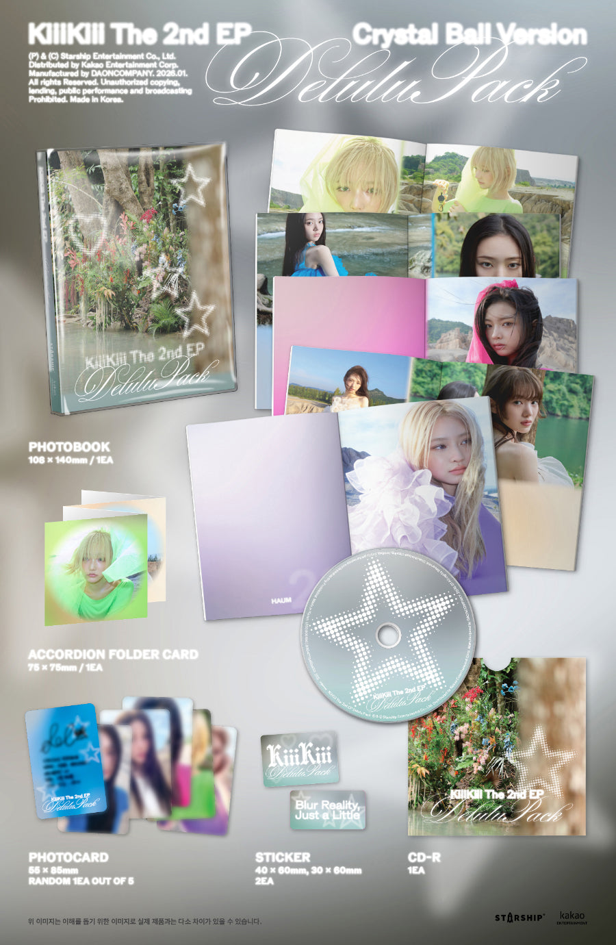 KiiiKiii - The 2nd EP [Delulu Pack] Crystal Ball. Version