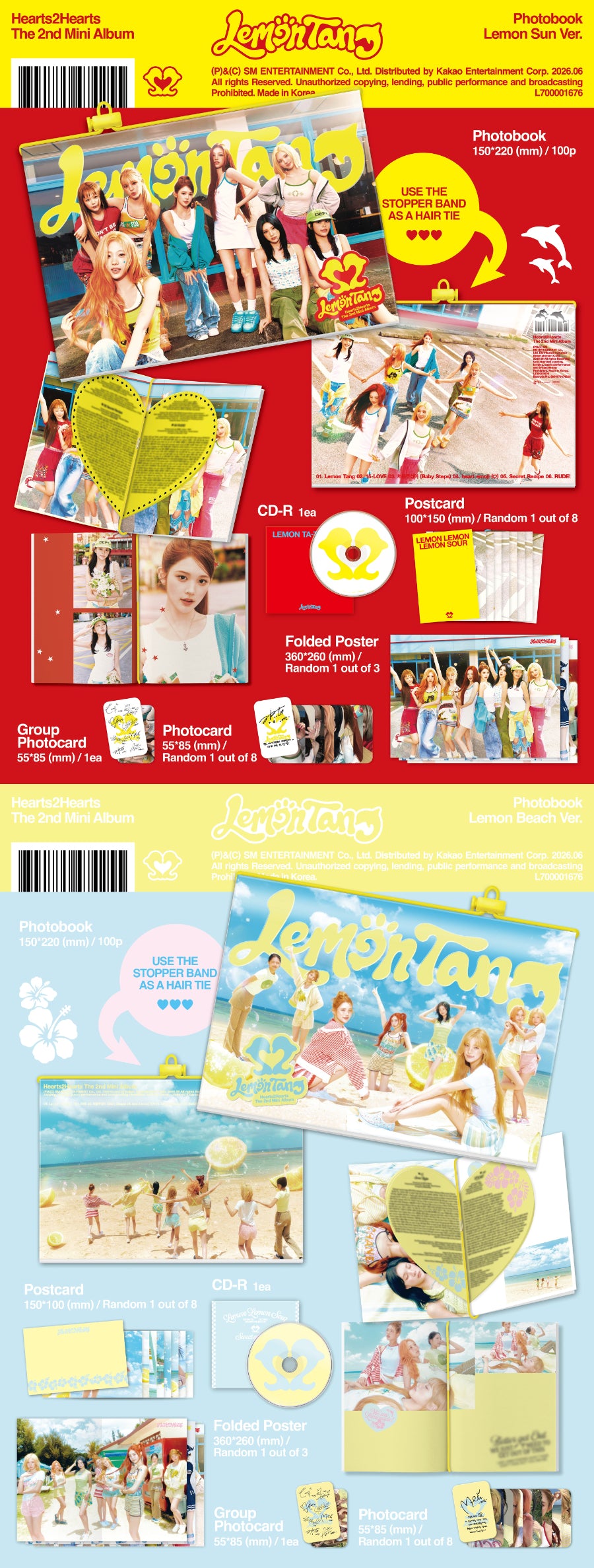 Hearts2Hearts - [Lemon Tang] (Photobook Ver.)