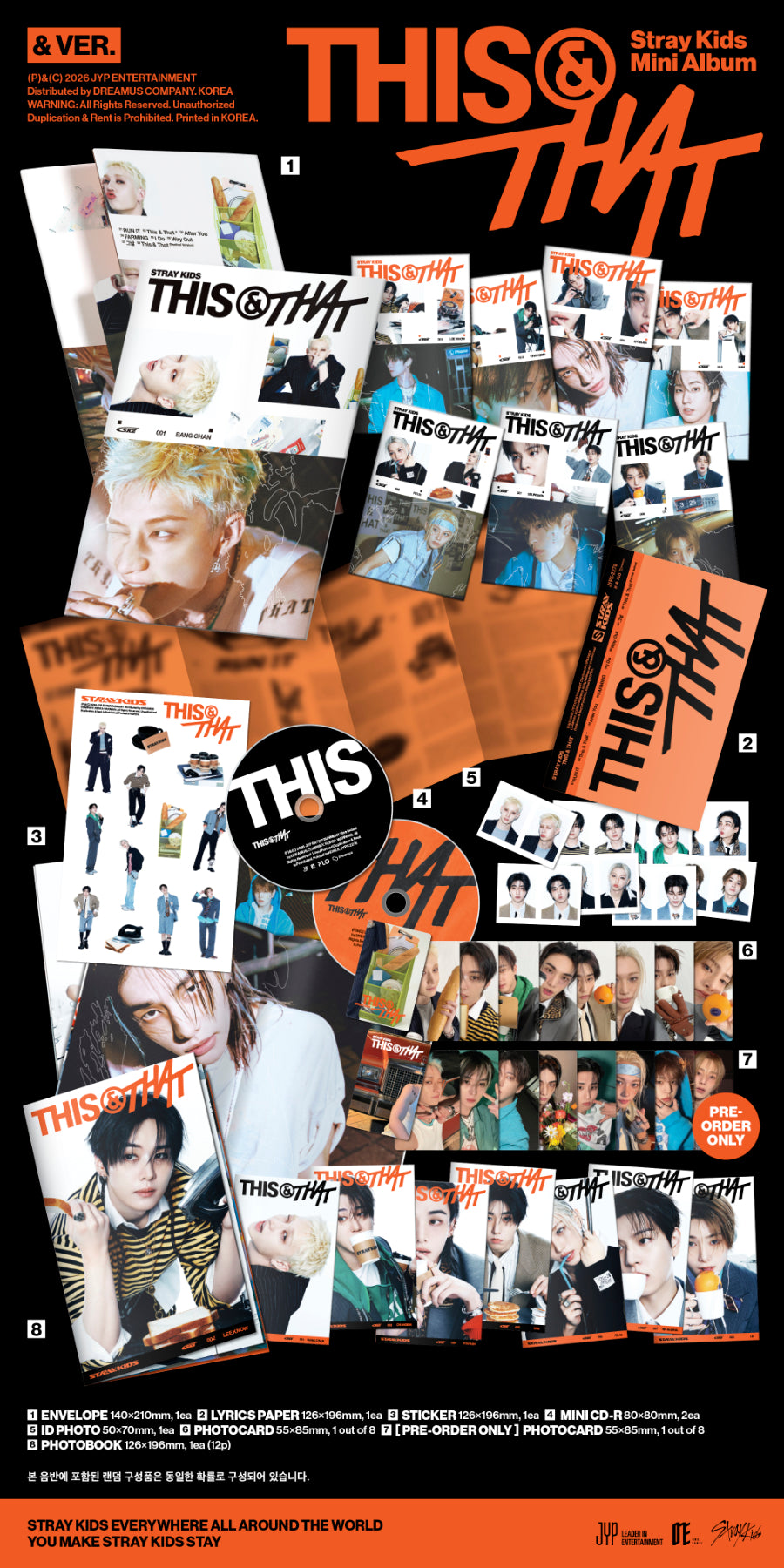 Stray Kids - THIS & THAT (& VER.) 隨機
