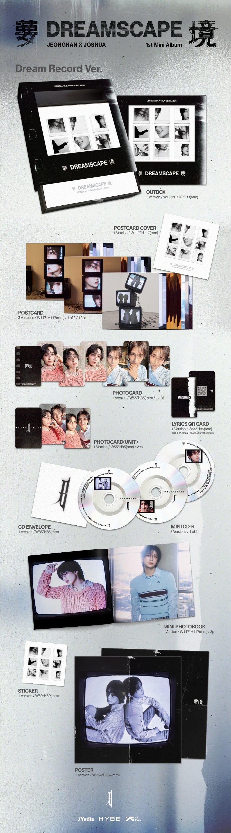 SEVENTEEN - 1st Mini Album ‘DREAMSCAPE' Dream Record Ver.