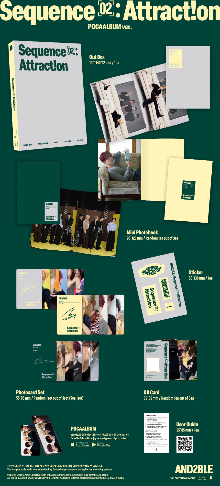 AND2BLE -  [Sequence 02: Attraction] (POCAALBUM ver.)