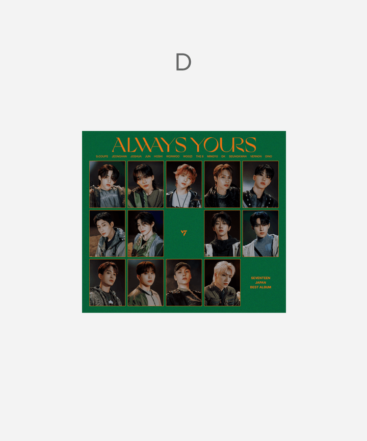 人気ブランド新作豊富 ALWAYS SEVENTEEN YOURS Music E28 – <初回限定盤D> K-POP・アジア