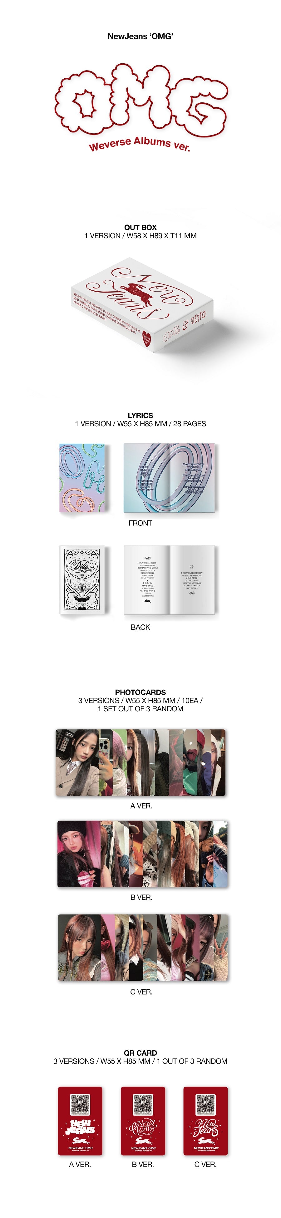NewJeans - [NewJeans ‘OMG’ Weverse Albums ver.]