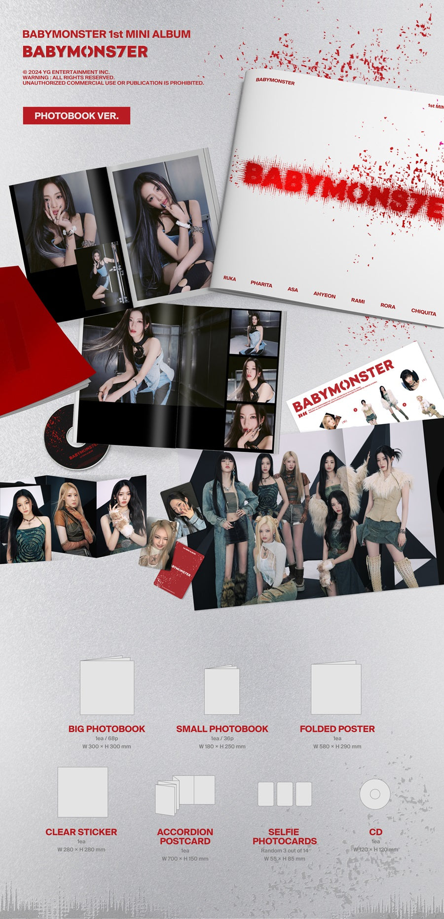 BABYMONSTER -1st MINI ALBUM [BABYMONS7ER] PHOTOBOOK VER.