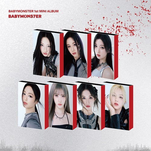 BABYMONSTER -  1st MINI ALBUM [BABYMONS7ER] YG TAG ALBUM VER. 隨機