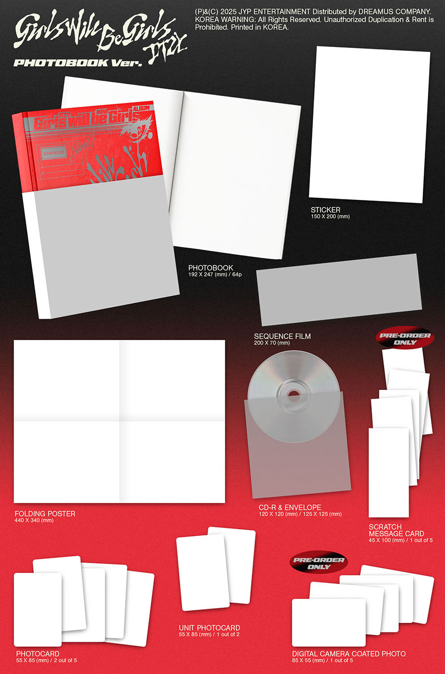 ITZY - <Girls Will Be Girls> - Photobook Ver.