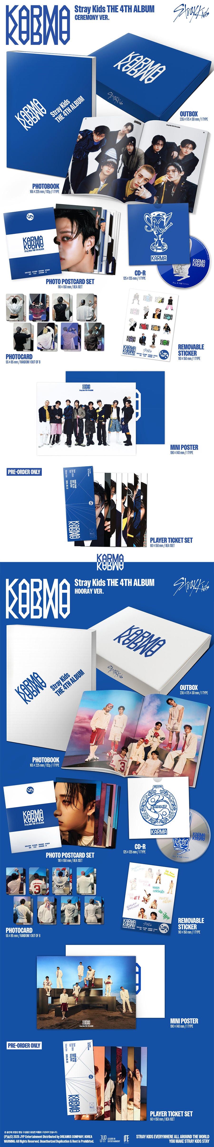 Stray Kids - ‘KARMA’ (CEREMONY VER., HOORAY VER.)