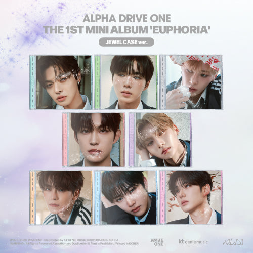 ALPHA DRIVE ONE - THE 1ST MINI ALBUM 'EUPHORIA'_JEWEL CASE ver. 隨機