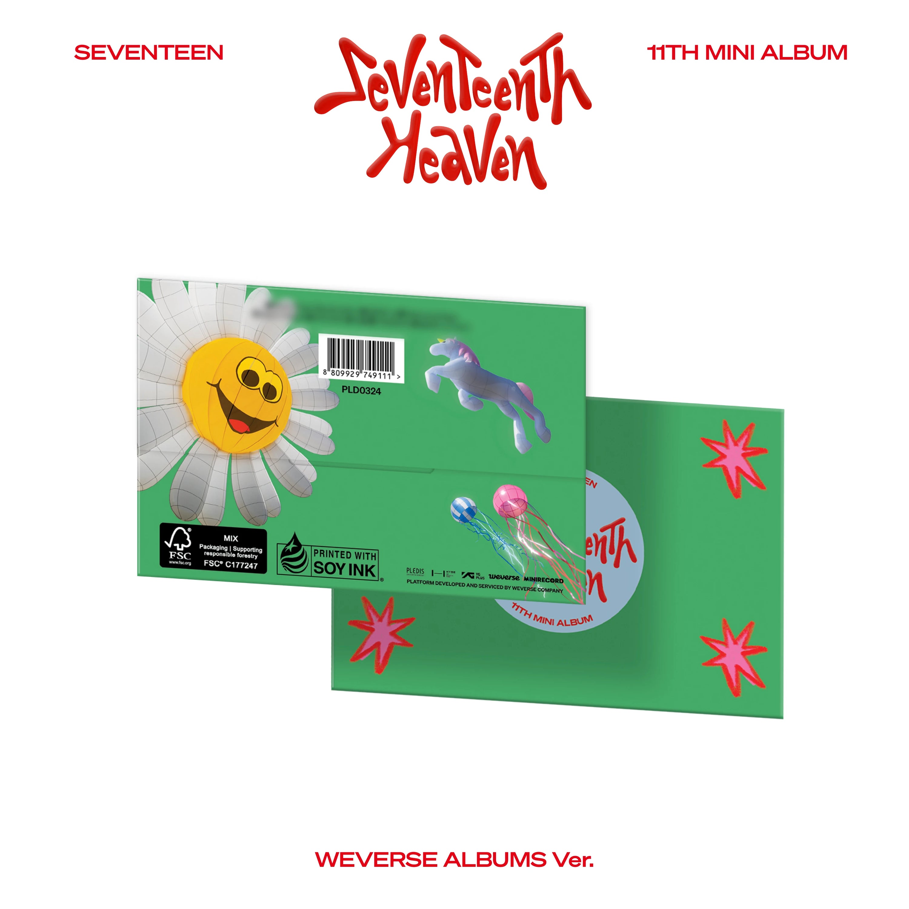 SEVENTEEN 11th Mini Album 'SEVENTEENTH HEAVEN' Weverse Albums ver.